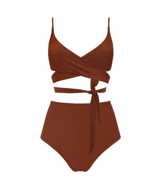 Anekdot Anekdot Bikini Set Lin Top + Core High Slip, Rust, – Produktbild 1 von 2