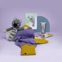 KINDACUTE KINDACUTE Baby Fußabdrücke & Erinnerungen zur Geburt schenken: Babybox Viva La Vida – Produktbild 1 von 1