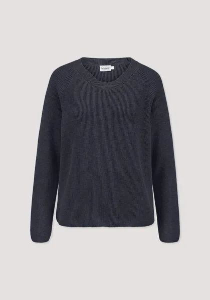 hessnatur hessnatur Pullover Relaxed aus reiner Bio-Baumwolle, Marine, – Produktbild 4 von 4