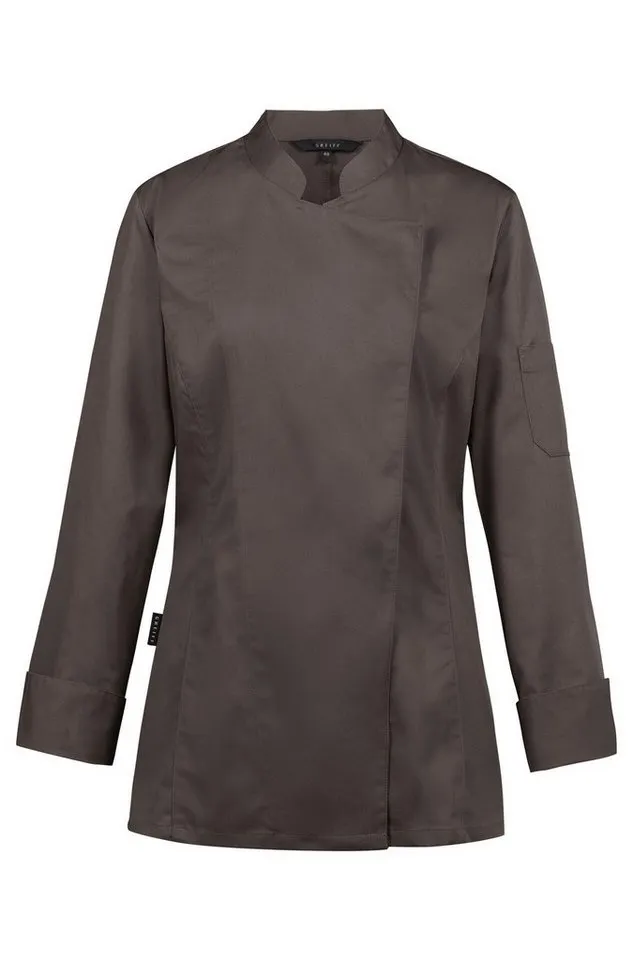 GREIFF GREIFF Kochjacke Greiff GASTRO-MODA Cuisine Damen Kochjacke Regular-Fit Taupe XS, Taupe, – Produktbild 2 von 3