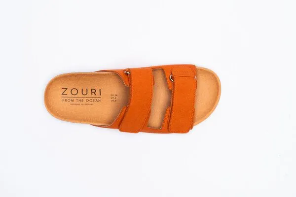Zouri Zouri Vegane Sandalen EARTH, Tangerine, – Produktbild 2 von 3