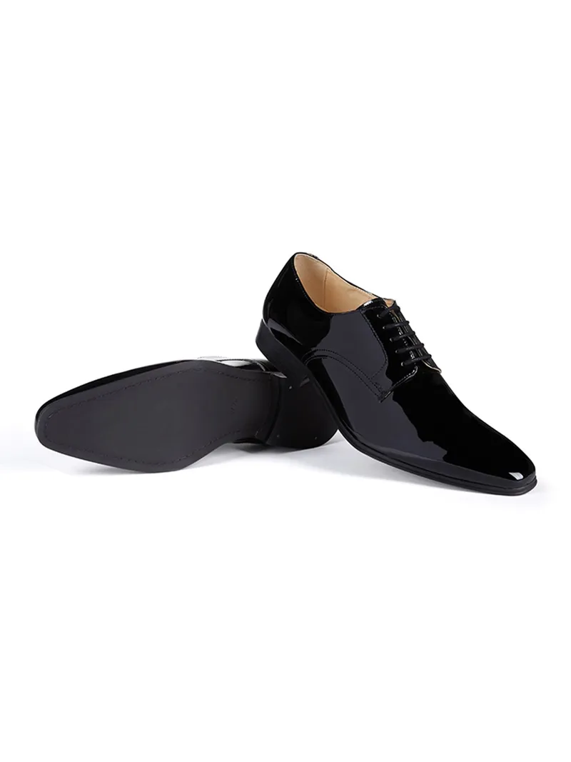 Will's Vegan Store Will's Vegan Store Herren vegan Schuhe Slim Sohlen Hochglanz Schwarz, Schwarz, – Produktbild 2 von 2