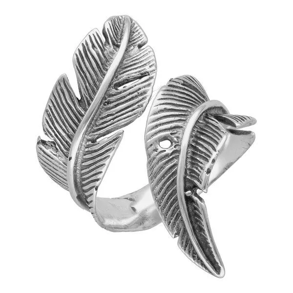 pakilia pakilia Silber Ring Feder Fair-Trade und handmade – Produktbild 1 von 4