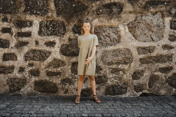 PETER JO PETER JO Kleid Charm, Olive, – Produktbild 3 von 3