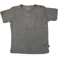 Leela Cotton Baby Kinder Kurzarmshirt Bio-Baumwolle T-shirt "Leela Cotton", Grau-melange, – Produktbild 1 von 1