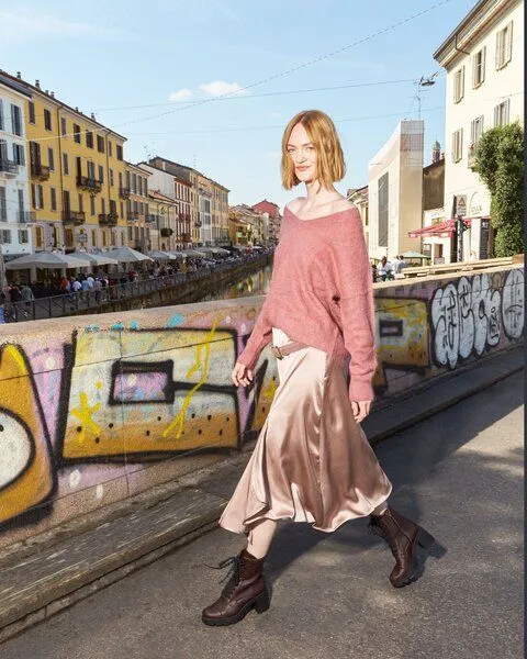 AGAZI AGAZI AGA - plant-based leather boots, Schokolade, – Produktbild 3 von 4