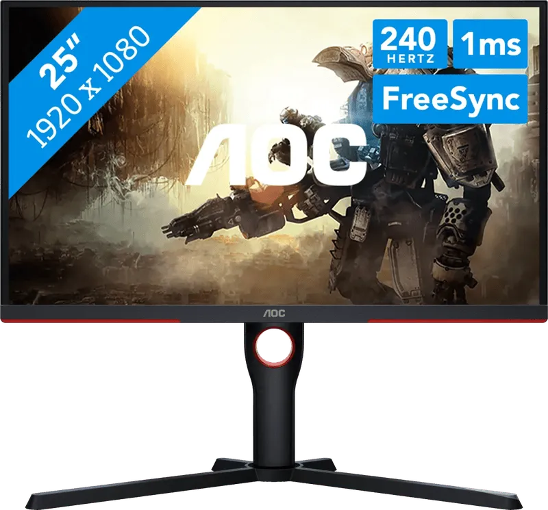 AOC AOC 25G3ZM/BK, Schwarz, – Produktbild 1 von 1