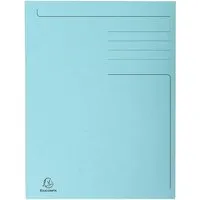 Exacompta 50 Exacompta Aktenmappen "Forever", 3 Klappen, 280 g/m², 245x350 mm für Format Folio, blau – Produktbild 1 von 1