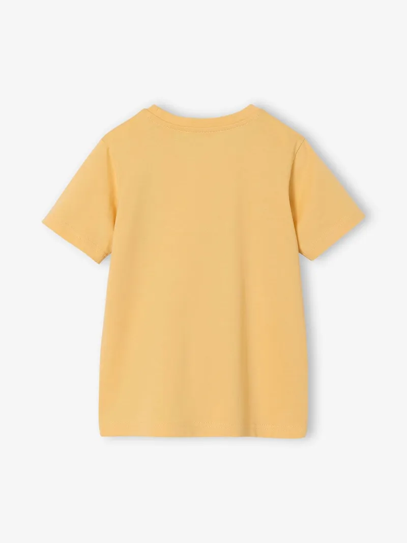 Vertbaudet T-Shirt mit Print für Jungen BASIC ocker, Ocker, – Produktbild 3 von 4