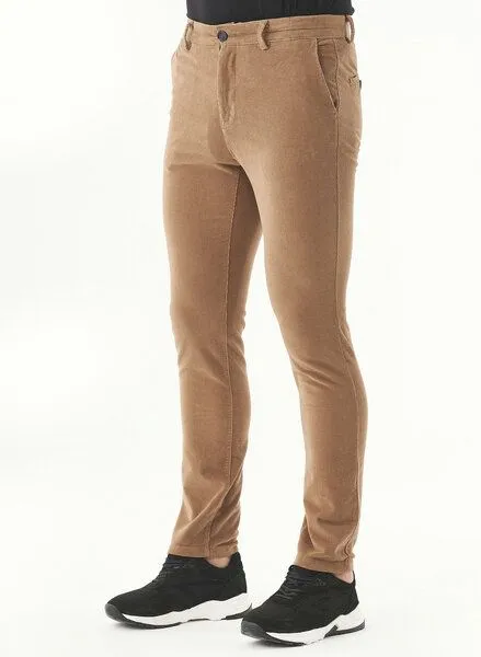 ORGANICATION ORGANICATION Slim Cordhose aus Bio-Baumwolle, Braun(camel), – Produktbild 3 von 3