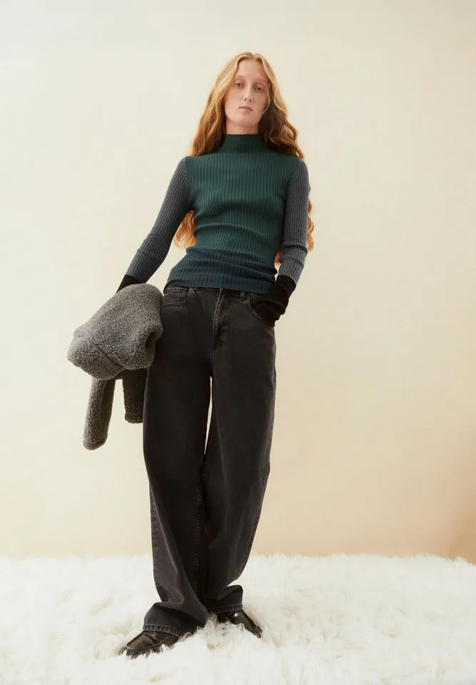 ARMEDANGELS ARMEDANGELS Strickpullover ALAANIA PATCH Fitted, Grün, – Produktbild 5 von 5