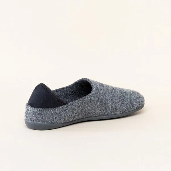 Gottstein Gottstein Filzhausschuh Wool Slip-On aus 100% Schurwolle - für Damen & Herren - Rutschfeste Gummisohle, Anthrazit, – Produktbild 4 von 4
