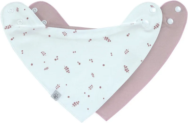 Lässig Lässig Dreieckstuch Bandana, Berries, (Set, 2-St), für Babys, wasserdicht, Rosa, – Produktbild 1 von 5