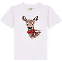 watabout kids watabout.kids T-Shirt Kinder Rehkitz, White, – Produktbild 1 von 1