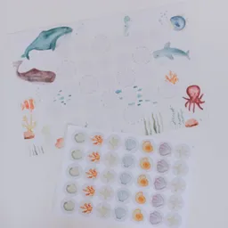 Fines Papeterie Fines Papeterie Belohnungstafel mit Stickern MEER – Produktbild 1 von 1