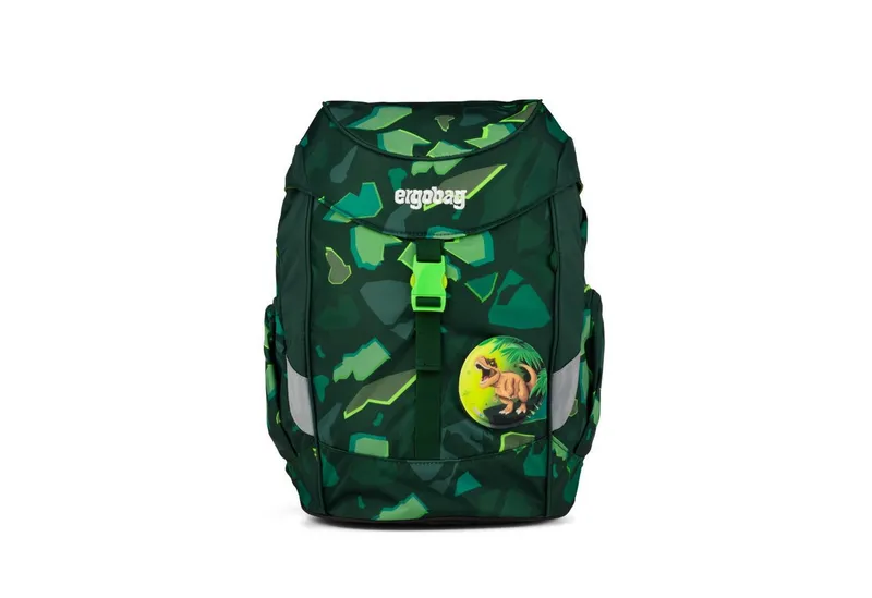 Ergobag Ergobag Schulranzen Kinderrucksack DinosauriBär (1 Stück), Kindergarten, Kita, Freizeitrucksack, Tagesrucksack, ergonomisch, Grün, – Produktbild 1 von 4