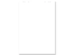 5er-Pack Recycling Flipchartblock, 20 Blatt, 80 g/m², blanko – Produktbild 1 von 1