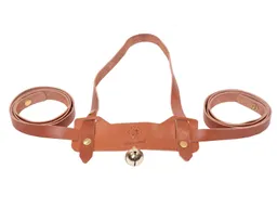 Glückskäfer Pferdezügel aus pflanzlich gegerbtem Leder braun Länge 100 cm, Breite 20 cm – Produktbild 1 von 1