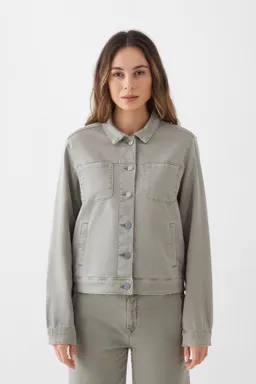 DAWN Dawn Damen vegan Jacke Callisto Non-Stretch Classic Rock Olive – Produktbild 1 von 1