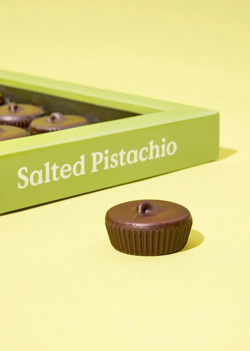 KoRo Geschenkbox Bio Nut Butter Cups Salted Pistachio | 12 x 13 g – Produktbild 5 von 5
