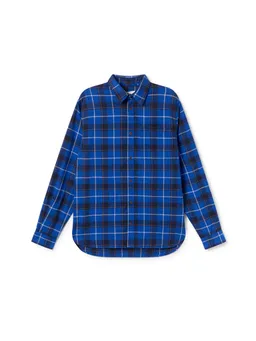 TWOTHIRDS TWOTHIRDS Herren vegan Hemd Kirkby Blau – Produktbild 1 von 1