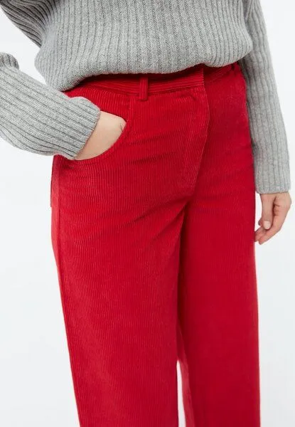 Givn Berlin Givn Berlin Cordhose GBELENA in weiter Passform aus Bio-Baumwolle, Crimson, – Produktbild 4 von 4