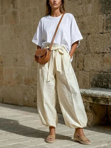 Will's Vegan Shop Will's Vegan Shop Recycled Espadrille Cross Over Straps Beige Segeltuch-Frauen, Natural, – Produktbild 2 von 3