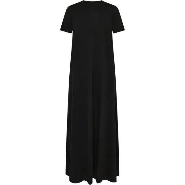 Knowledge Cotton Apparel Knowledge Cotton Apparel Jersey Maxi Dress, Black jet (schwarz), – Produktbild 1 von 3