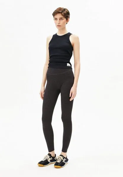 ARMEDANGELS ARMEDANGELS FARIBAA Damen Leggings aus Bio-Baumwoll Mix, Steel melange, – Produktbild 4 von 4