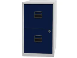 BISLEY Home BISLEY Home Container mit 2 HR Schübe grau/blau – Produktbild 1 von 1