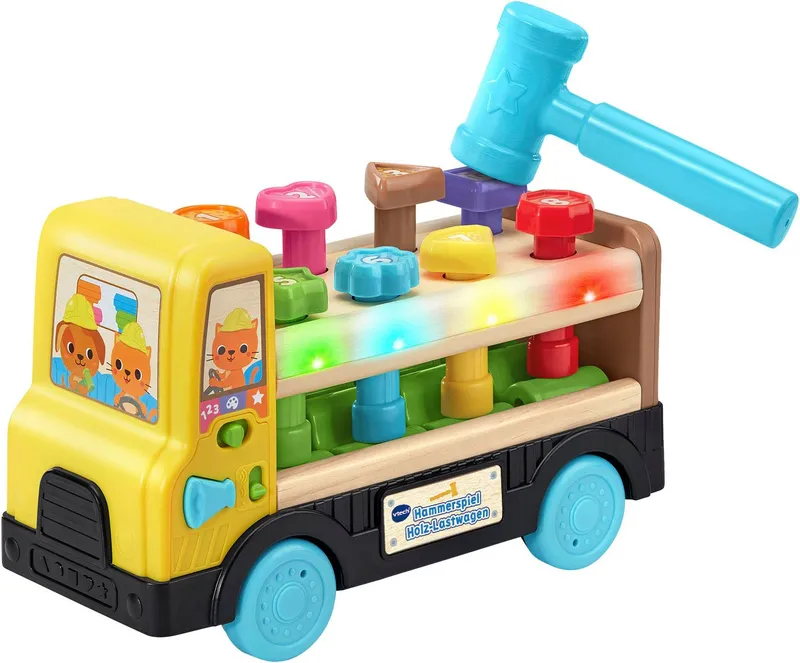 Vtech Vtech Lernspielzeug Hammerspiel Holz-Lastwagen, Bunt, – Produktbild 1 von 4