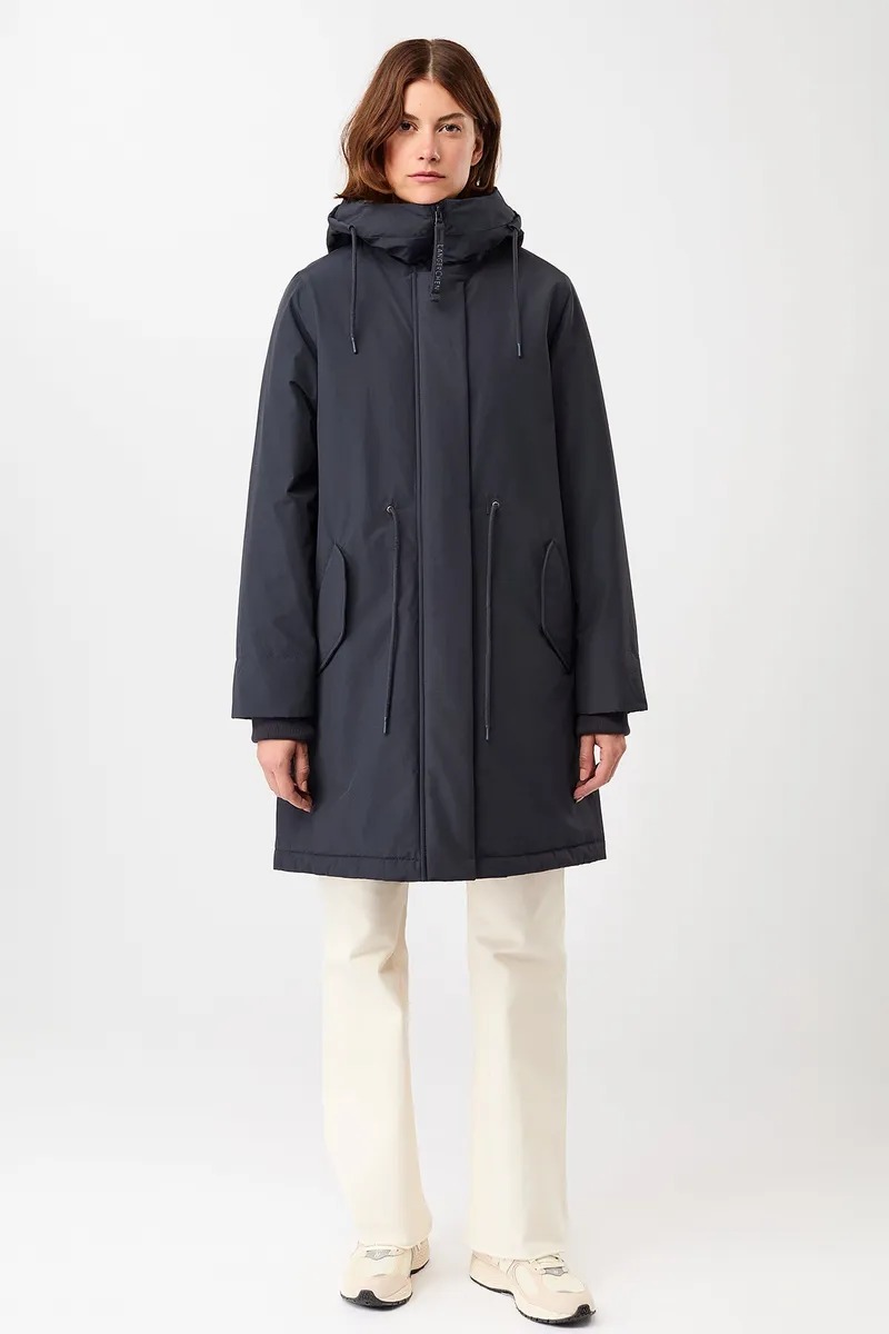 LangerChen LangerChen Damen vegan Parka Loose Fit Padded Navy, Blau, – Produktbild 1 von 2