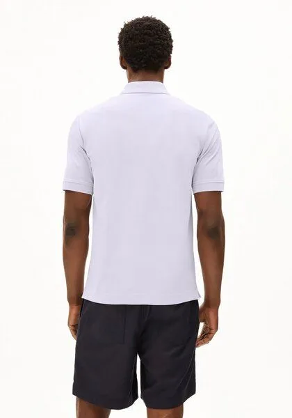 ARMEDANGELS ARMEDANGELS MAARIO - Herren Polo T-Shirt aus Bio-Baumwolle, Soft lilac, – Produktbild 2 von 4