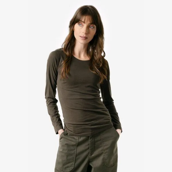 Living Crafts Living Crafts Langarm-Shirt - SUSANNA, Pineneedle (grün), – Produktbild 1 von 4