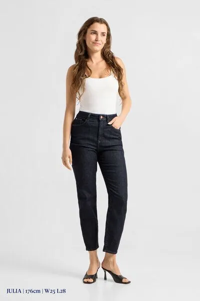 DAWN Damen Jeans STARDUST High Waist O-Shape DAWN Bio-Baumwolle, Light blue, – Produktbild 7 von 8