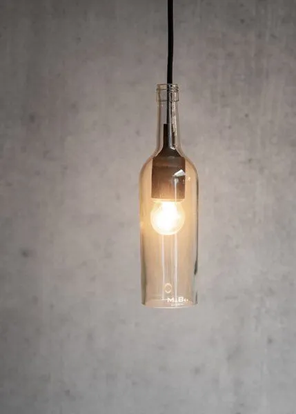 MaBe MaBe Pendelleuchte Upcycling, Transparent, – Produktbild 2 von 4