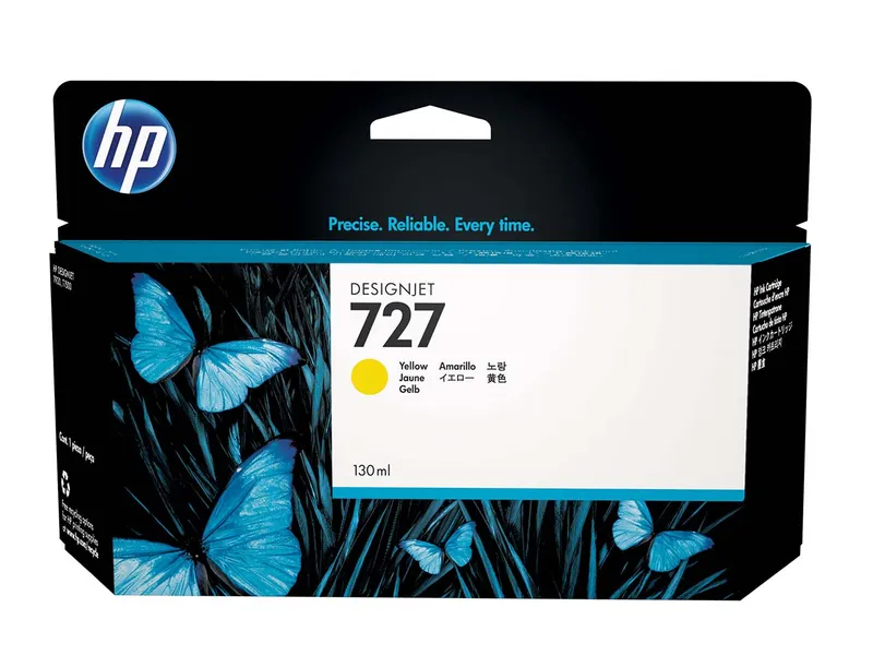 Hewlett Packard hp Tintenpatrone B3P21A, Nr. 727 gelb – Produktbild 1 von 1