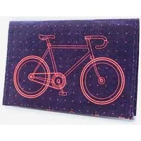 paprcuts paprcuts RFID Kartenhalter, Bike (lila orange neon), – Produktbild 1 von 1