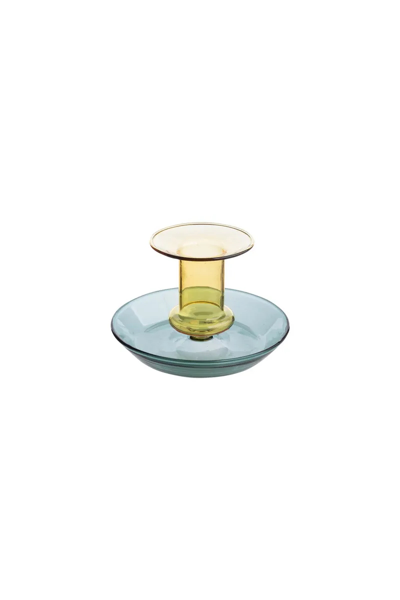 Tranquillo Kerzenhalter GREEN RAINBOW - blau – Produktbild 1 von 2