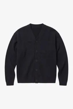 KnowledgeCotton Apparel KnowledgeCotton Apparel Herren vegan Strickjacke Herren Aus Soufflé Yarn In Schwarz Jet – Produktbild 1 von 1
