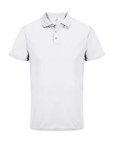 Sol's Sol's Unisex Poloshirt Sport Kurzarm, Weiss, – Produktbild 1 von 3