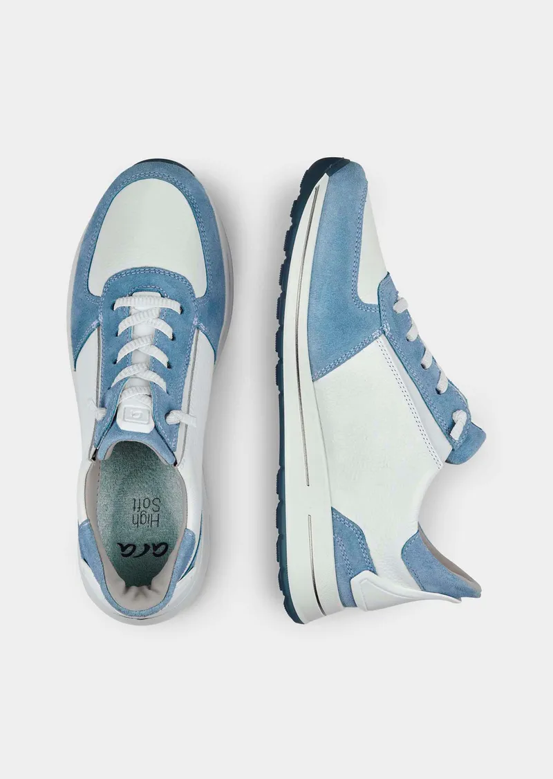 ara ara Sneaker mit herausnehmbarem Fußbett - blau / weiß von Goldner Fashion, Blau, – Produktbild 2 von 3