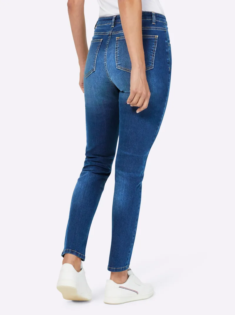 heine Jeans blue-stone-washed, Blue-stone-washed, – Produktbild 2 von 3