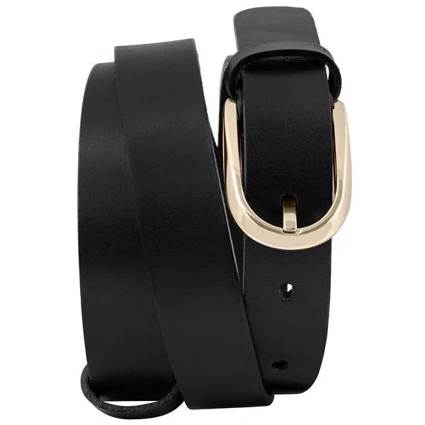 Simaru Simaru Premium-Ledergürtel für Damen 25mm Manaus - EU, Schwarz, – Produktbild 3 von 4