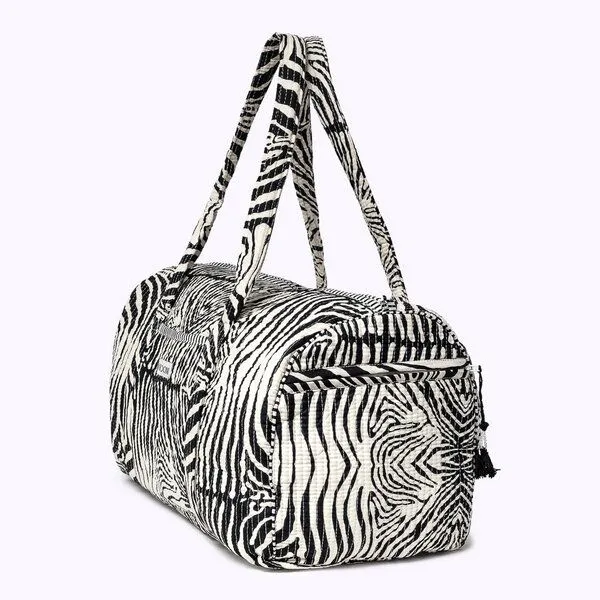 KIKOONI KIKOONI handgefertigte große Baumwolltasche "K. Shopper", Electric zebra, – Produktbild 3 von 4