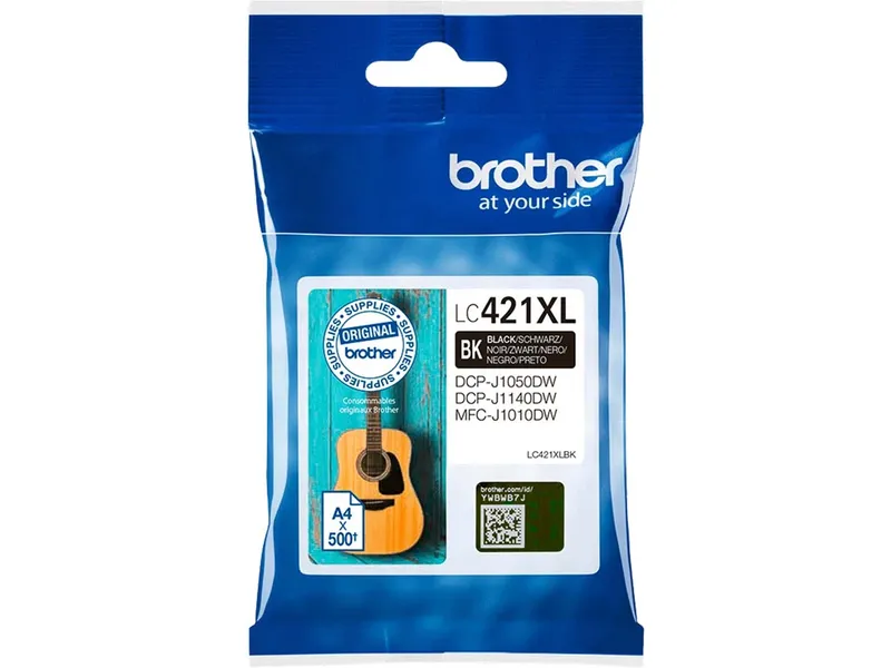 Brother Brother Tintenpatrone LC-421XLBK, Schwarz, – Produktbild 1 von 3