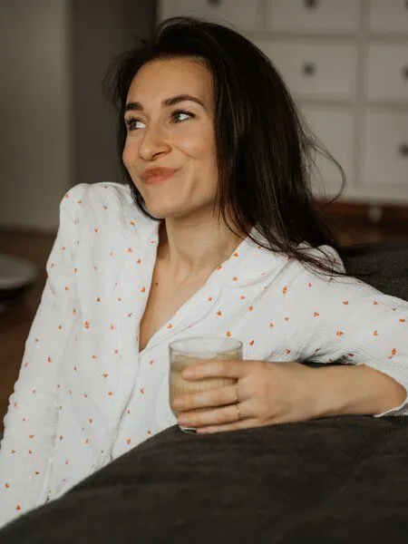 Hutch&Putch Hutch&Putch Musselin Pyjama Set 2-teilig Langarm Damen, Little love, – Produktbild 2 von 4