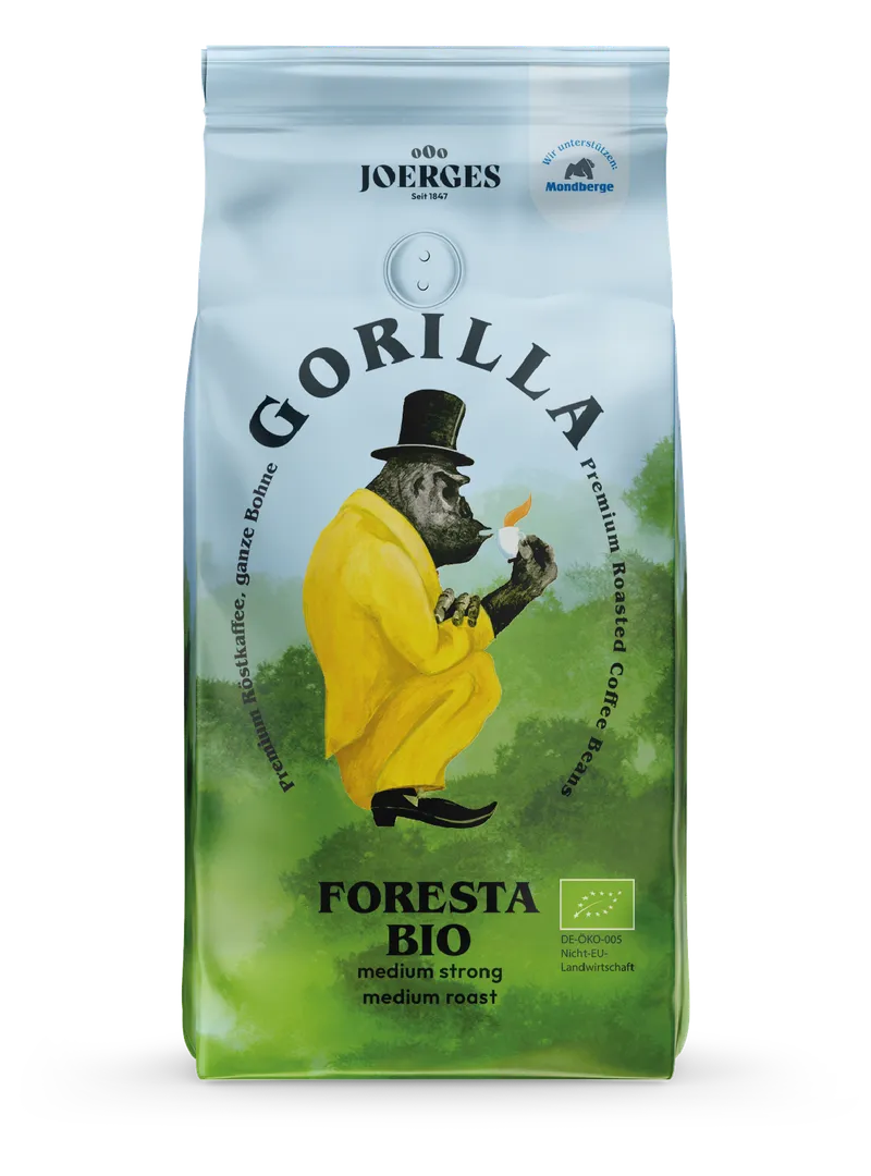 Joerges Gorilla Foresta Bio 1000g Kaffee – Produktbild 1 von 1