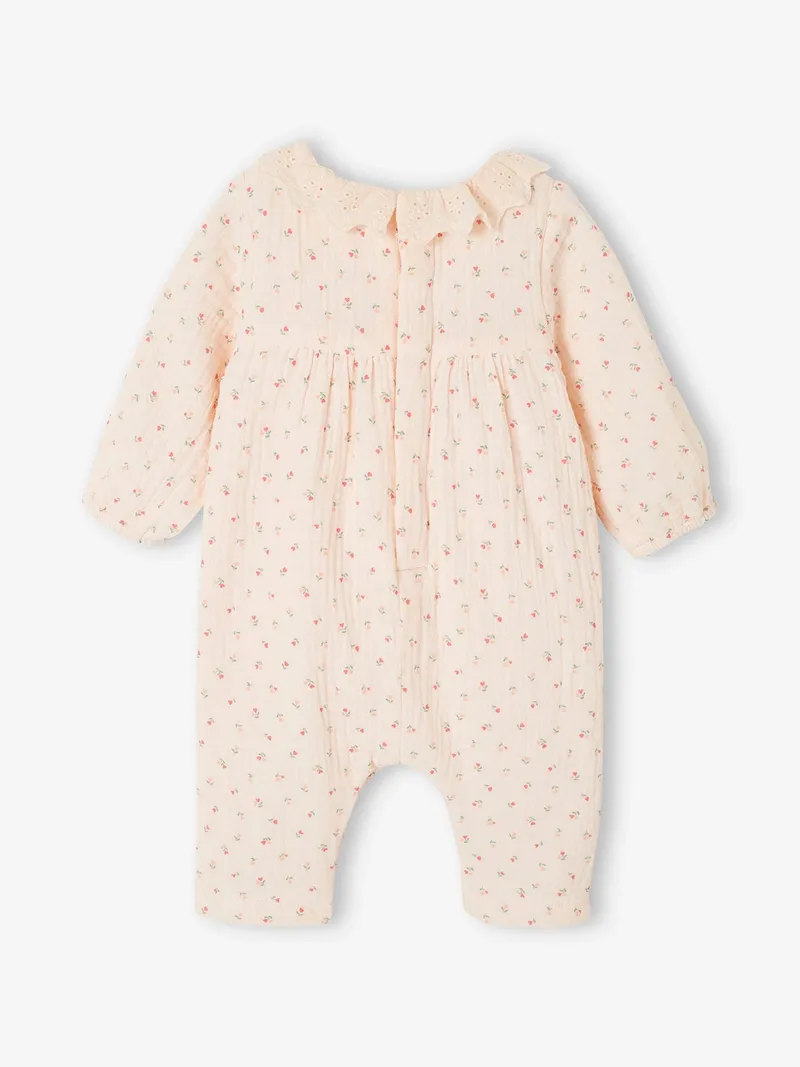 Vertbaudet Mädchen Baby Overall, Hellrosa, – Produktbild 4 von 4