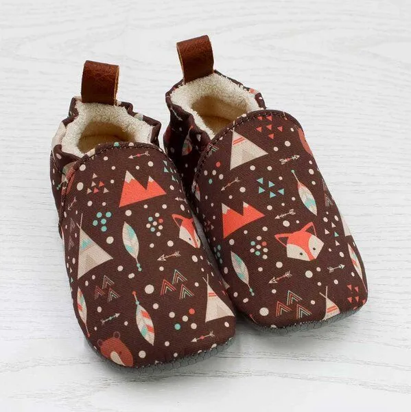 Pololo Pololo Barfuß-Hausschuhe aus Seaqual Yarn, Futter aus Baumwolle (organic) vegan, Fuchs, – Produktbild 3 von 4